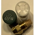 thumbnail image 3 of Delavan Oil Nozzle .75 45W All Purpose Spray, Semi-Hollow Cone Oil Burner Nozzle, Green Cap, 3 of 8