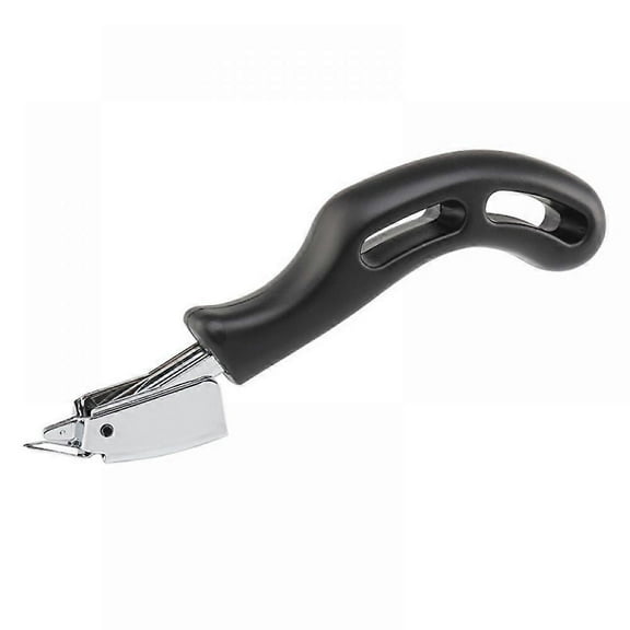 Staple Remover Staple Tool Staple Puller Upholstery Staple Heavy Duty Flat Staple Carpet Staple with Handle Furniture, Floor, Carton 18*2.8CMblack