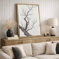 thumbnail image 4 of Framed Canvas Print Vintage Tree Wall Art Rustic Farmhouse Decorative for Living Room Bedroom - 24"x36" NATURAL, 4 of 8