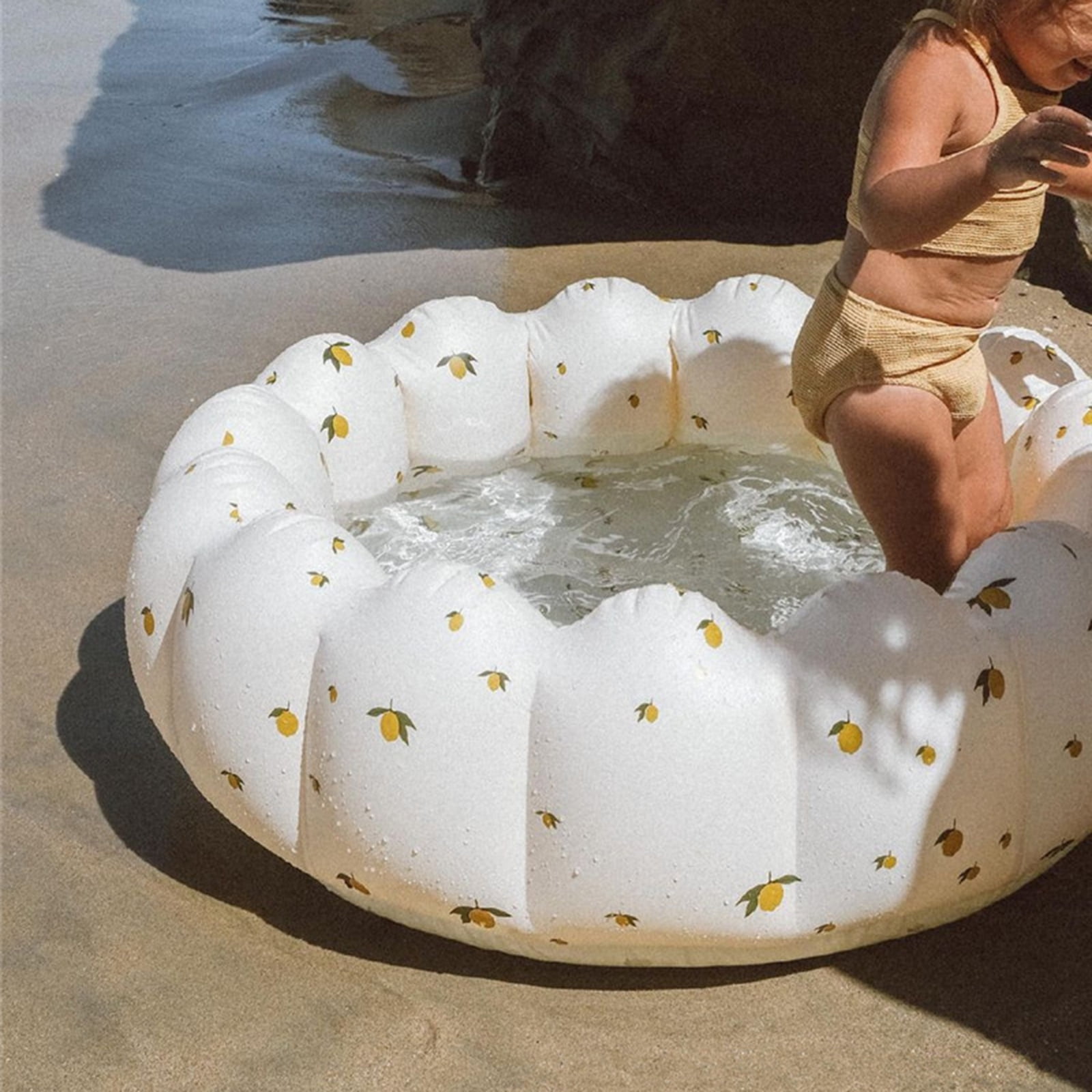 ZPAQI Blow Up Paddling Pool Water Swimming Pool for Infants Kids Toddlers Round Pools