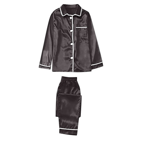 

Pajamas Parent-Child Outfit Sets Soft And Comfort Long Sleeve Blouse And Bottom Loungewear 0110