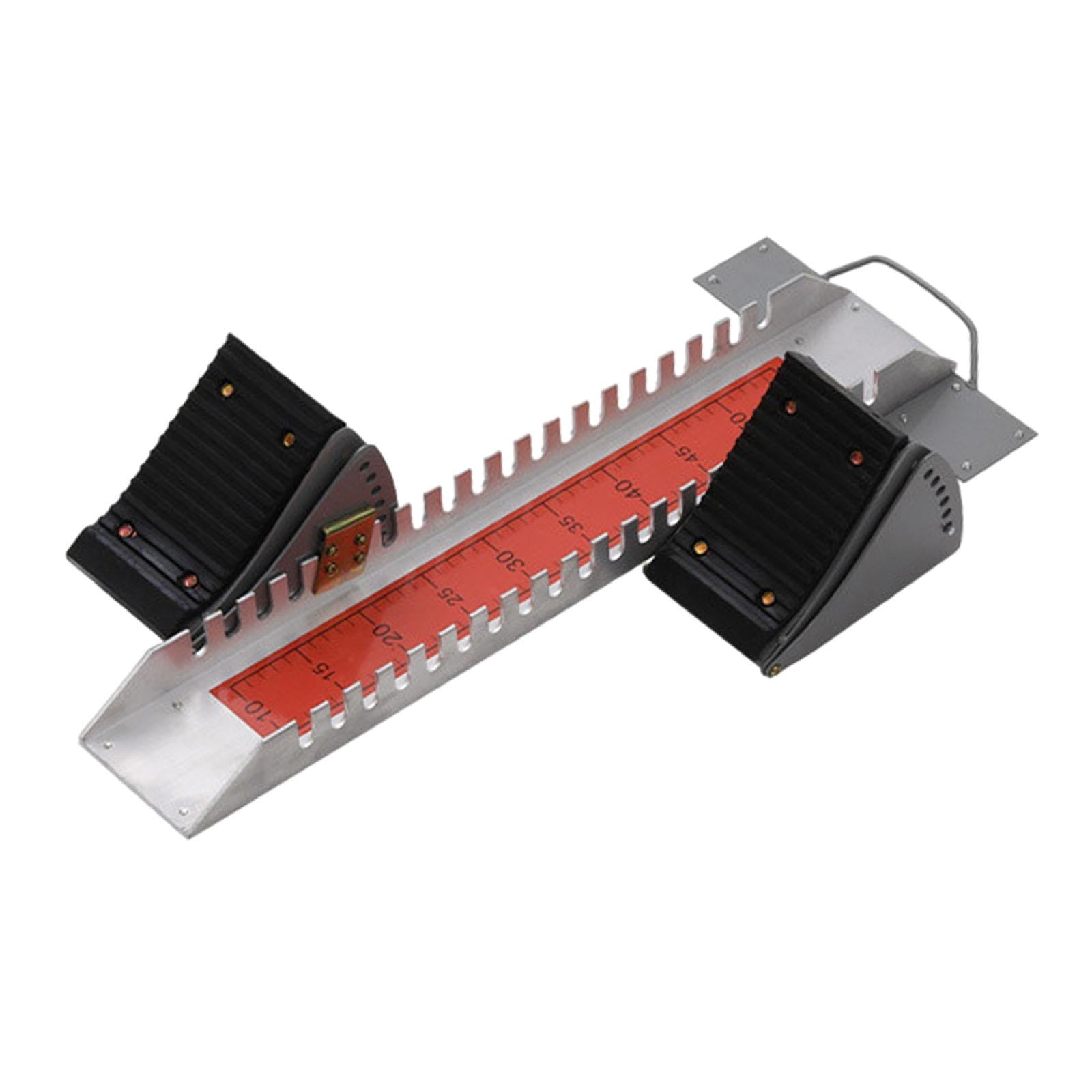 Wswqop Multifunctional Starting Block Adjustable Compact AntiSlip Track and Field Block