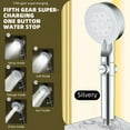 thumbnail image 5 of Handheld Shower Head,High Pressure Shower Head with Carbon Filter,Hard Water Softener,5 Spray Modes,Anti-Clogging Nozzles,Easy to Clean,One-Hand Operation,Easy Installation,with Universal Connector, 5 of 7