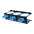 thumbnail image 3 of Elodie Spray Bottle Rack Holder with 5 Square Hooks for Utility Room Workspace Home blue 3 holes, 3 of 8