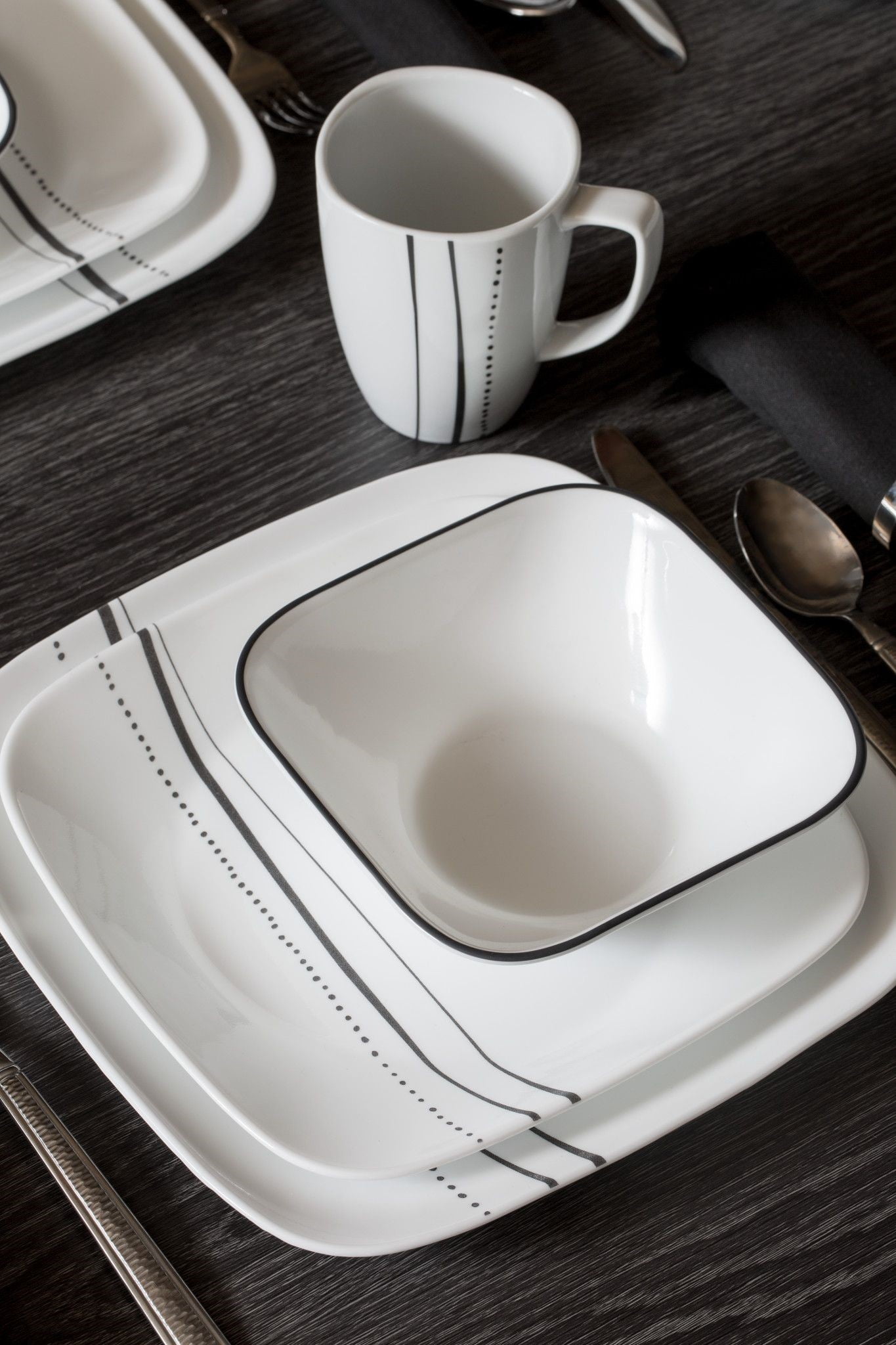 corelle-square-16-piece-cascading-lines-dinnerware-set-walmart