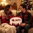 thumbnail image 7 of Christmas Pillow Covers 18x18 Inches Festive Throw Pillow Case Seasonal Winter Holiday Cushion Cover Soft Indoor Home Decor For Sofa Bedroom, 7 of 7