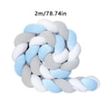 thumbnail image 2 of Protector de cama de bebé nudo parachoques de cuna para bebé recién nacido cama protectora PP almohada cojín 2 metros sidaley HA9218-05B, 2 of 7