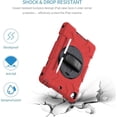 thumbnail image 2 of Case for iPad 6th 5th Generation 9.7 inch 2018 2017 / iPad Pro 9.7 / iPad Air 2 Protective Cover with 360° Rotating Stand, Hand/Shoulder Strap, Pencil Holder, 2 of 7