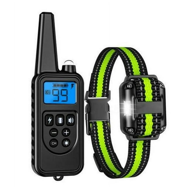 Collar de adiestramiento para perros con 7 modos, collar electrónico remoto con descarga de 4200 pies, collar eléctrico para perros pequeños, medianos y grandes.