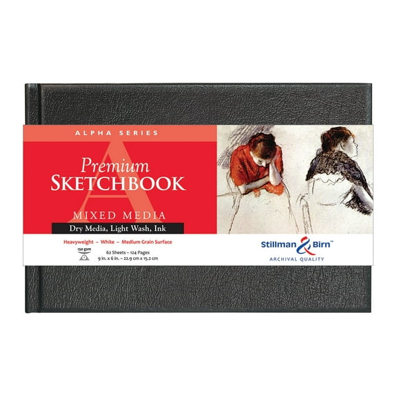 Stillman & Birn Alpha Series Premium Hard-Bound Sketchbook, 9" x 6", Landscape