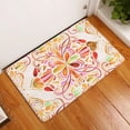thumbnail image 5 of Flower Anti-Slip Doormat Kitchen Mandala Entrance Door Mat Flannel Carpet Doormat Colorful Indoor Floor Mats Rug, 5 of 6