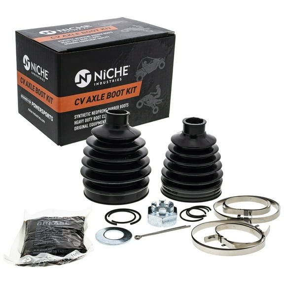 Niche Front Rear CV Axle Boot Kit for Polaris Sportsman 500 ATV 519-KCV2256B