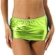 thumbnail image 4 of Faldas metálicas brillantes para mujer, minifalda de charol de látex, ropa gótica Punk para discoteca, Raves, fiesta, aspecto húmedo, faldas brillantes, 4 of 5