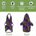thumbnail image 6 of Fotbe Golden Snake And Purple Rose Print Small Dog Sweater Hoodies Pet Grey Hooded Soft Fleece Sweatshirts with Pocket Fall Winter Puppy Cat Sweaters Warm Clothes-Medium, 6 of 7