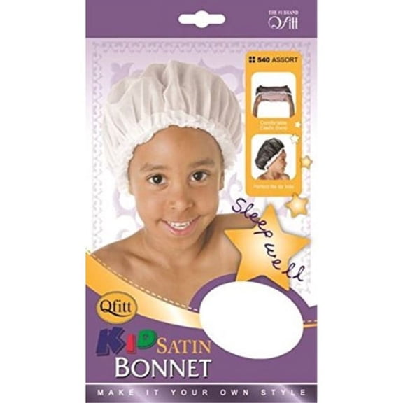 kid satin bonnet colors may vary