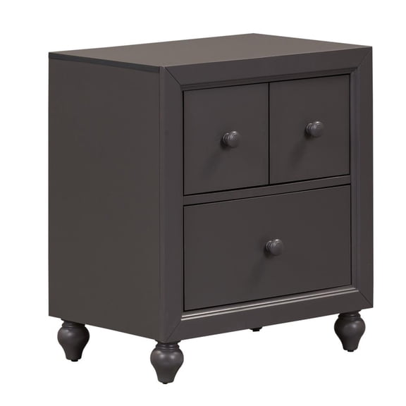 Cottage View Dark Gray Night Stand