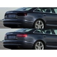 thumbnail image 3 of Rvinyl Tail Light Tint Covers Compatible with Audi A6 2009-2011 (Sedan) - Blackout Smoke, 3 of 10