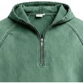 thumbnail image 4 of Yaoyar Tank Top for Men Workout Gym Sleeveless Hoodies Relaxed Fit Vintage Distressed Washed Shirts 1/4 Zip Pullover Top, 4 of 4