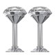 thumbnail image 2 of 1 Pair Shiny Crystal Curtain Hooks Alloy Curtain Hook Wall Mounted Tiebacks, 2 of 3