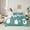 Teal White Red, variant on Manfei Christmas Snowman 7-Piece Bedding Comforter Set,Merry Xmas King Bedding Sets,Green White Red Bed Sheets For Kids,Microfiber Bedroom Decor Reversible