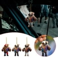 thumbnail image 4 of Dsscvnef Rugby Player Keychain Sports Souvenir 2D Acrylic Statue Wrist Style Collectible Fan Unique Design, 4 of 6