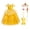 Dress B +Accessories, variant on HAWEE Princess Dress up Birthday Party Fairy Yellow Costume for Toddler Girls