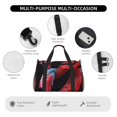 thumbnail image 4 of Disketp Closeup Red Flamingo Portrait Bolsa de Viaje Tipo Duffle, Bolso de Mano para Fin de Semana para Mujer, Bolsa de Gimnasio Ligera para Hombre, Esencial para Viajes, 4 of 7