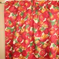 thumbnail image 2 of Cotton Curtain Fruits Print 58 Inch Wide Allover Apples Beige, 2 of 4