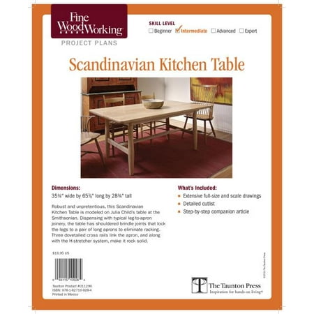 Fine Woodworking's Scandinavian Kitchen Table Plan (Other)