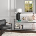 thumbnail image 2 of Henn&Hart 29" Transitional Ceramic Table Lamp in Matte Black/White, 2 of 3