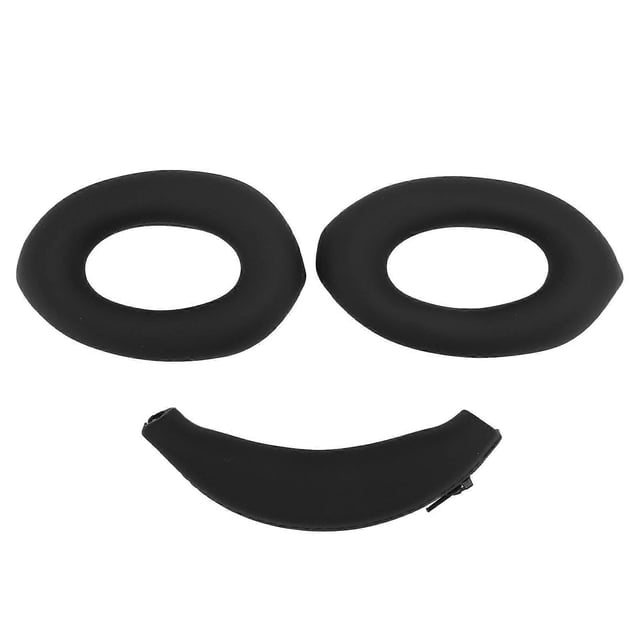 Replacement Silicone Ear Pads for WH-1000XM4 and WH-1000XM3 Headphones, Black