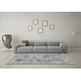 thumbnail image 3 of Ahgly Company Indoor Square Abstract Gray Modern Area Rugs, 6' Square, 3 of 4