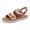 Brown, variant on Clearance VerPetridure Fish Mouth Sandals Women's Sandals Summer Casual Flat Sandals Beach Sandals