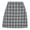 Black, variant on IROINNID Women's Skirt Versatile Woolen High Waist Skirt Retro Plaid Skirt A-line Short Elastic Waist Short Print Skirt