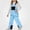 Blue, variant on NORO ARK Kids Ski Overalls (4-13 Years) Windproof Insulated Snowwear Oxford Cloth Snow Pants Blue Size 8