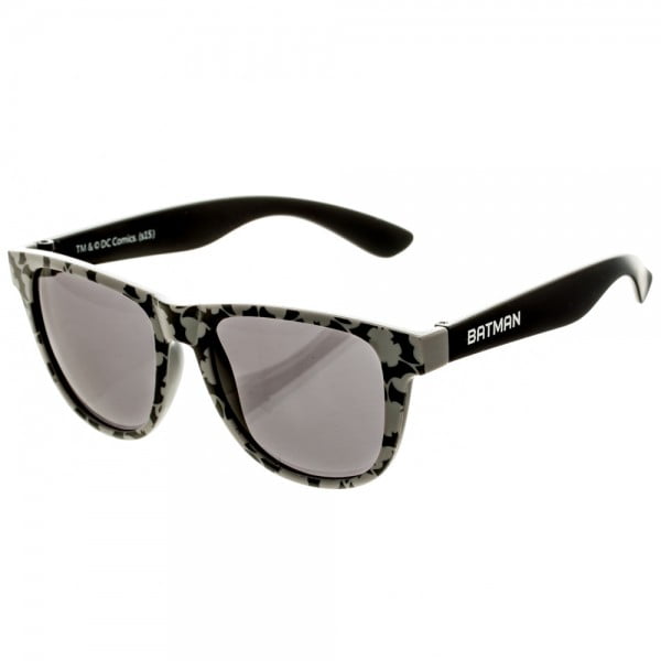 Batman Sunglasses DC Comics Batman Logo Patterned w/Case New