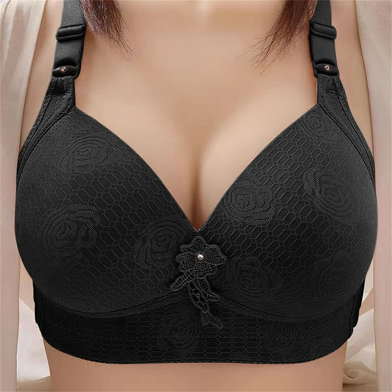 hcuribad Bras for Women, Women's Sports Push Up Wireless Beauty Back  Bralettes High Support Comfort No Underwire Bras, Shapermint Bra，Push Up  Bras for