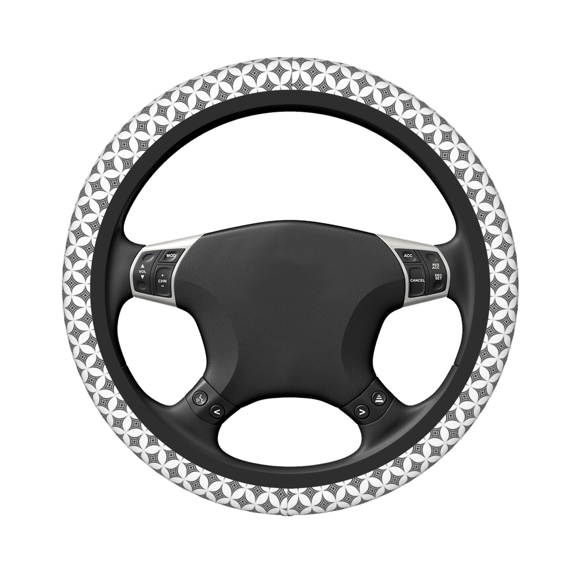 DouZhe Abstract Infinity Star Prints Steering Wheel Cover