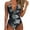 Color 1, variant on Women's and Women’s Plus Ruffle One Piece Swimsuit, Sizes S-2XL