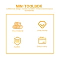 thumbnail image 3 of Minkissy 2Pcs Small Tool Chest Miniature Tool Box Chocolate Wooden For Mini House Layout Design Hobbyists, 3 of 5