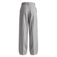 thumbnail image 6 of Mens Baggy Dress Pants Old Money Pleated Casual Wide Leg Slacks Fall Lightweight Comfort Work Business Trouser for Daily Wea Gray M, 6 of 10