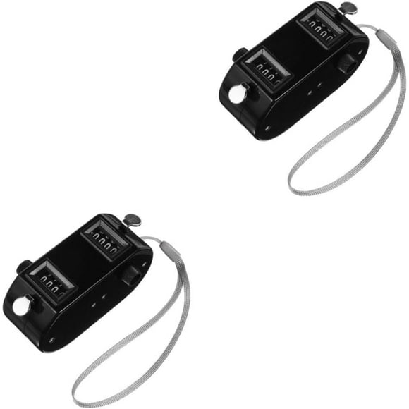 Queilt Pieces Baseball Counter Baseball Clicker Lap Counter for Walking Small Counter Clicker Visitor Counter Click Counter Black