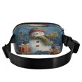 thumbnail image 2 of Fanny Pack Fashion Waist Packs Women's Waist Packs Men's Waist Packs Youth's Waist Packs Mobile Wallet Travel Shopping Running Hiking Fanny Pack Christmas Snowman Cute, 2 of 7