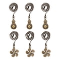thumbnail image 2 of Gustave 12Pcs Ceiling Fan Pull Chain Extender Beaded Ball Pull Chains Extension 12 Inch Fan Pull Chain Bronze Pendant Ornament with Connector, 2 of 9