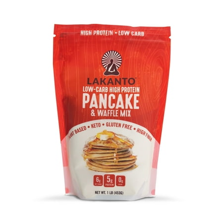 Lakanto Low-Carb High Protein Pancake & Waffle Mix, 1 (Best Non Carb Foods)