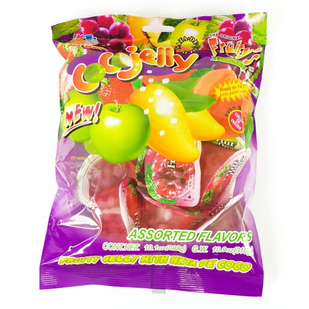 Din Don Fruity Jelly 3 Pack Assorted Flavors