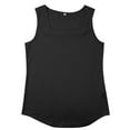thumbnail image 5 of HUANBAI Women's Square Neck Shirt With Vest Design Cotton Tank Top, 5 of 5
