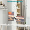 WALI Premium Dual LCD Monitor Desk Mount, Fully Adjustable Gas Spring