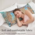 thumbnail image 5 of Jellyfish Coastal Body Pillow Covers 20"x54", Summer Nautical Starfish Coral Brown Anchor Soft Brushed Microfiber Breathable Throw Pillow Covers, Pillowcase with Zipper for Couch Sofa Bedroom, 5 of 9