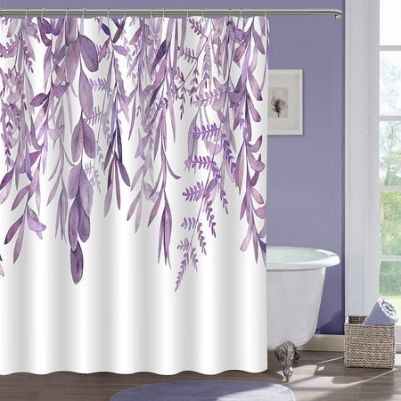 Htooq Clawfoot Tub Shower Curtain 180, Extra Wide Bathtub Shower Curtain